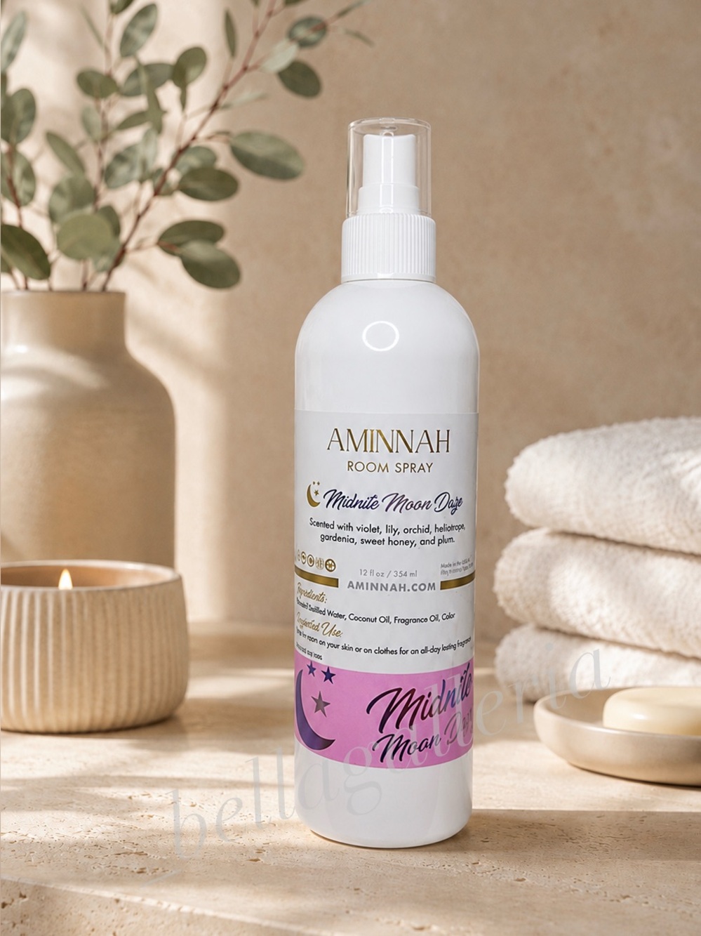 New AMINNAH Midnight Moon Daze Room Spray